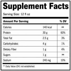 Alternative view of Caramel Protein Shake