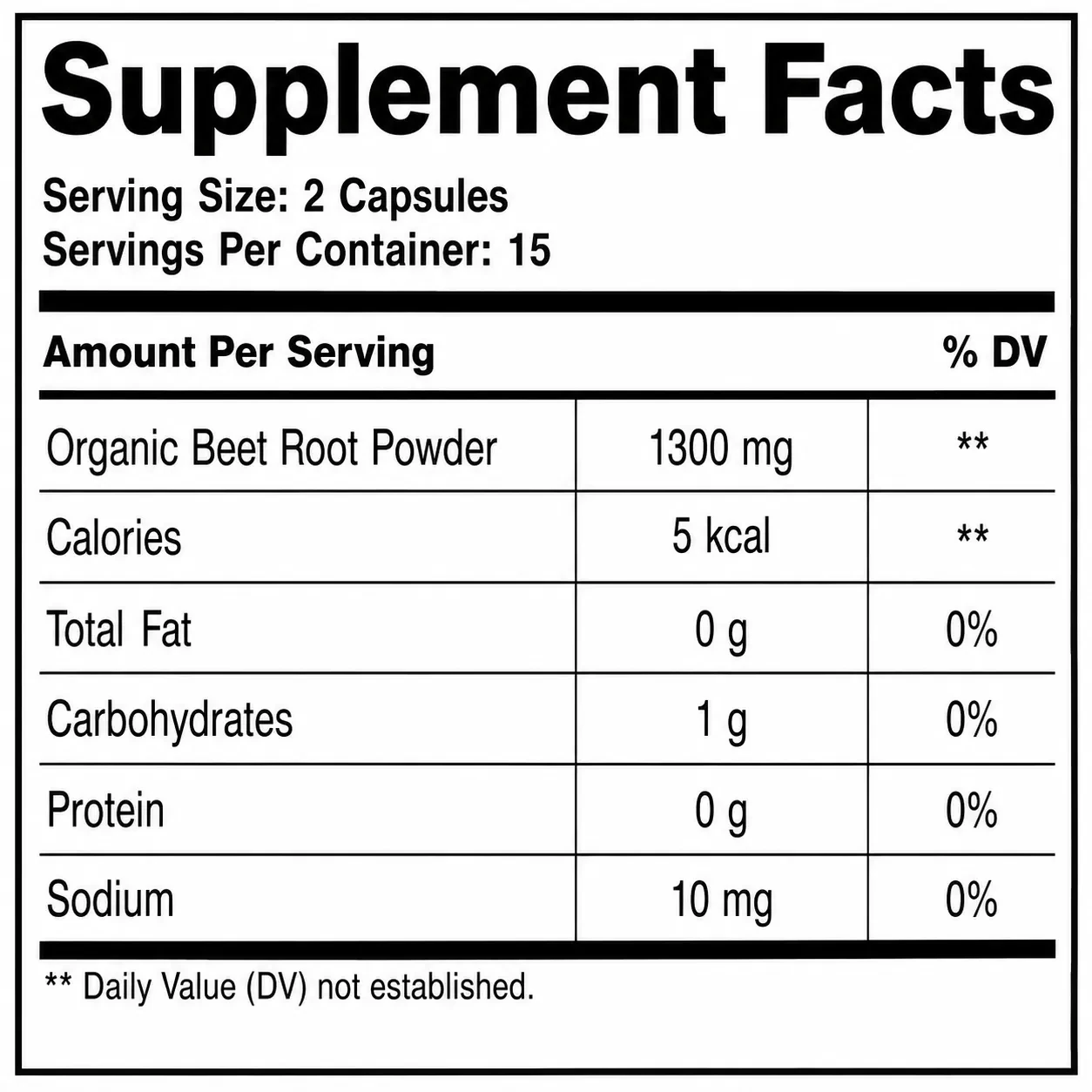 Beet Root Capsules - Image 2
